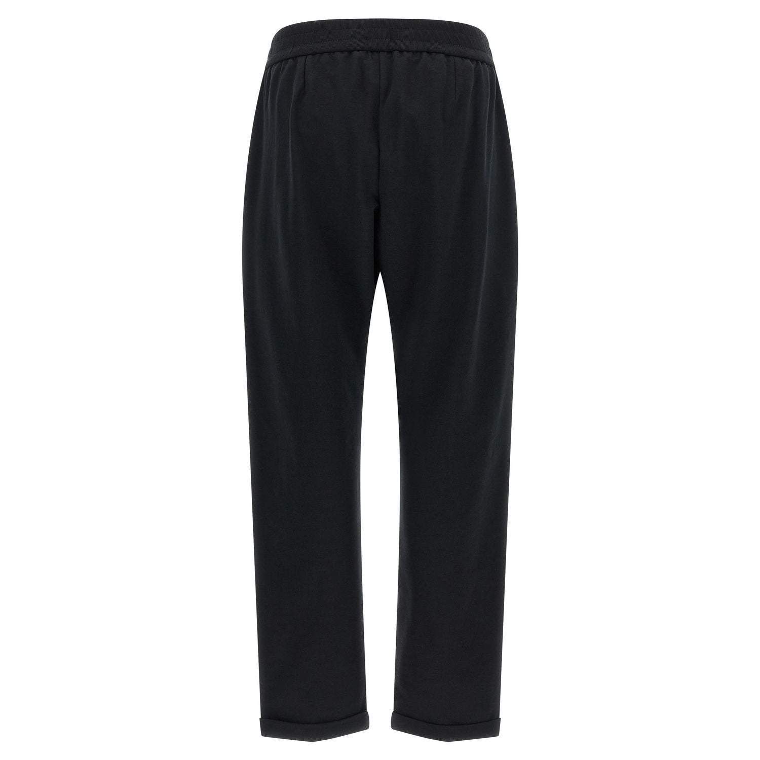 Brunello Cucinelli Black Cotton Joggers (Workout Pants)