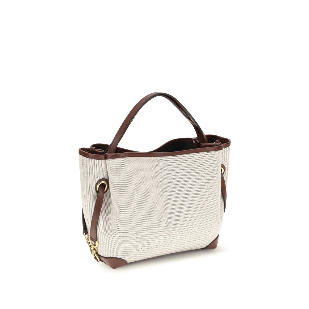 Chloé Beige Fabric Handbag