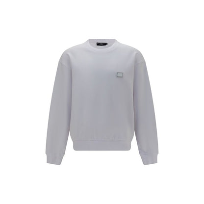 Dolce & Gabbana White Cotton Sweatshirt