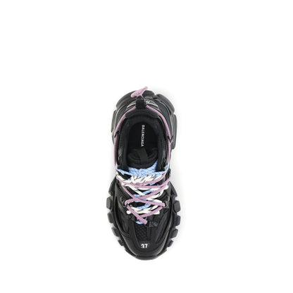 Balenciaga Black Polyester Athletic Sneakers