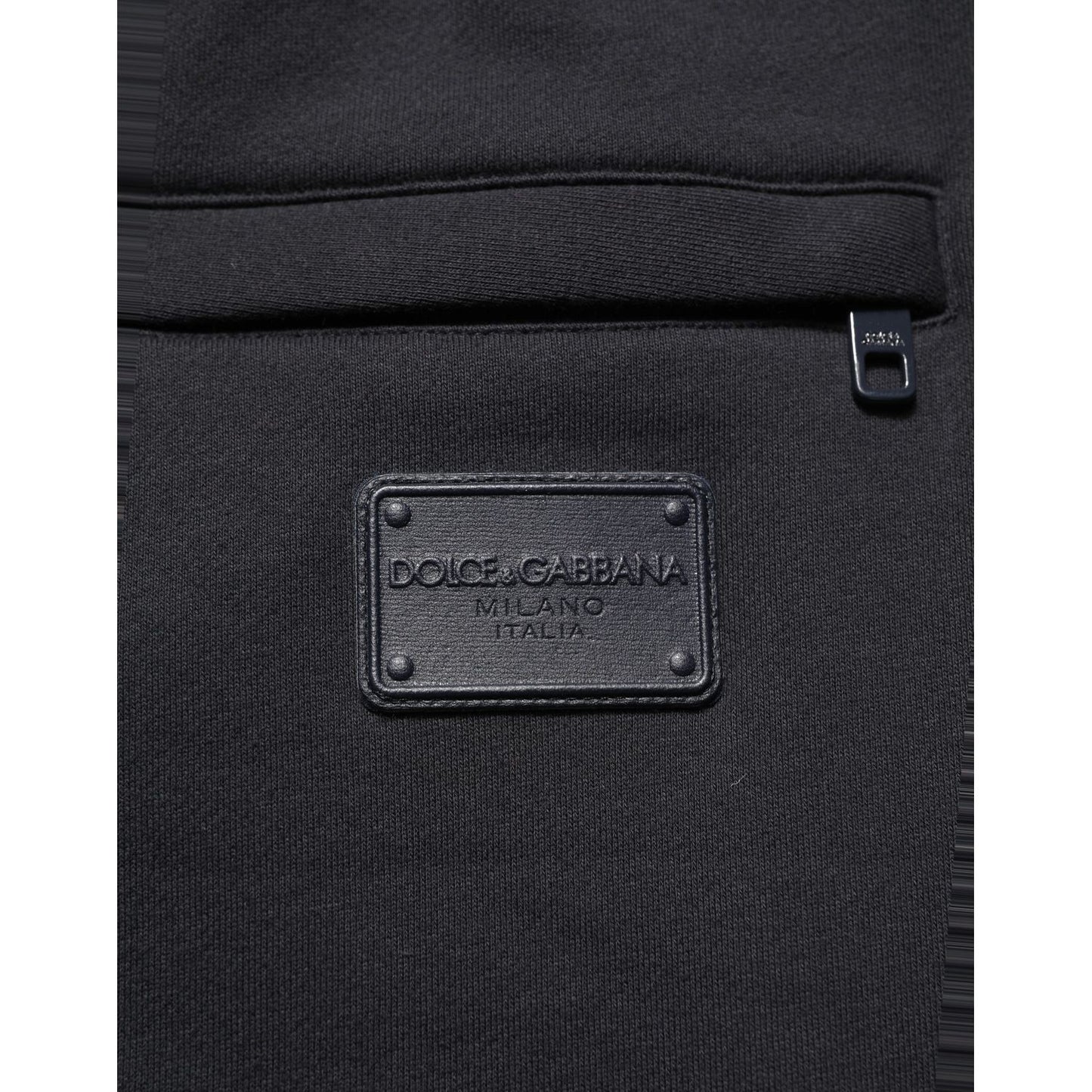 Dolce & Gabbana Black Drawstring Viscose Jogger Men Sweatpants Pants