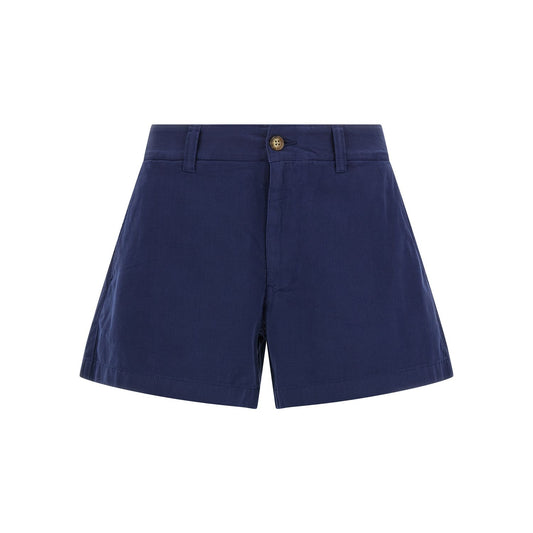 Polo Ralph Lauren Blue Cotton Bermuda Shorts