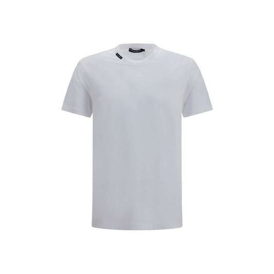 Dolce & Gabbana White Cotton T-Shirt
