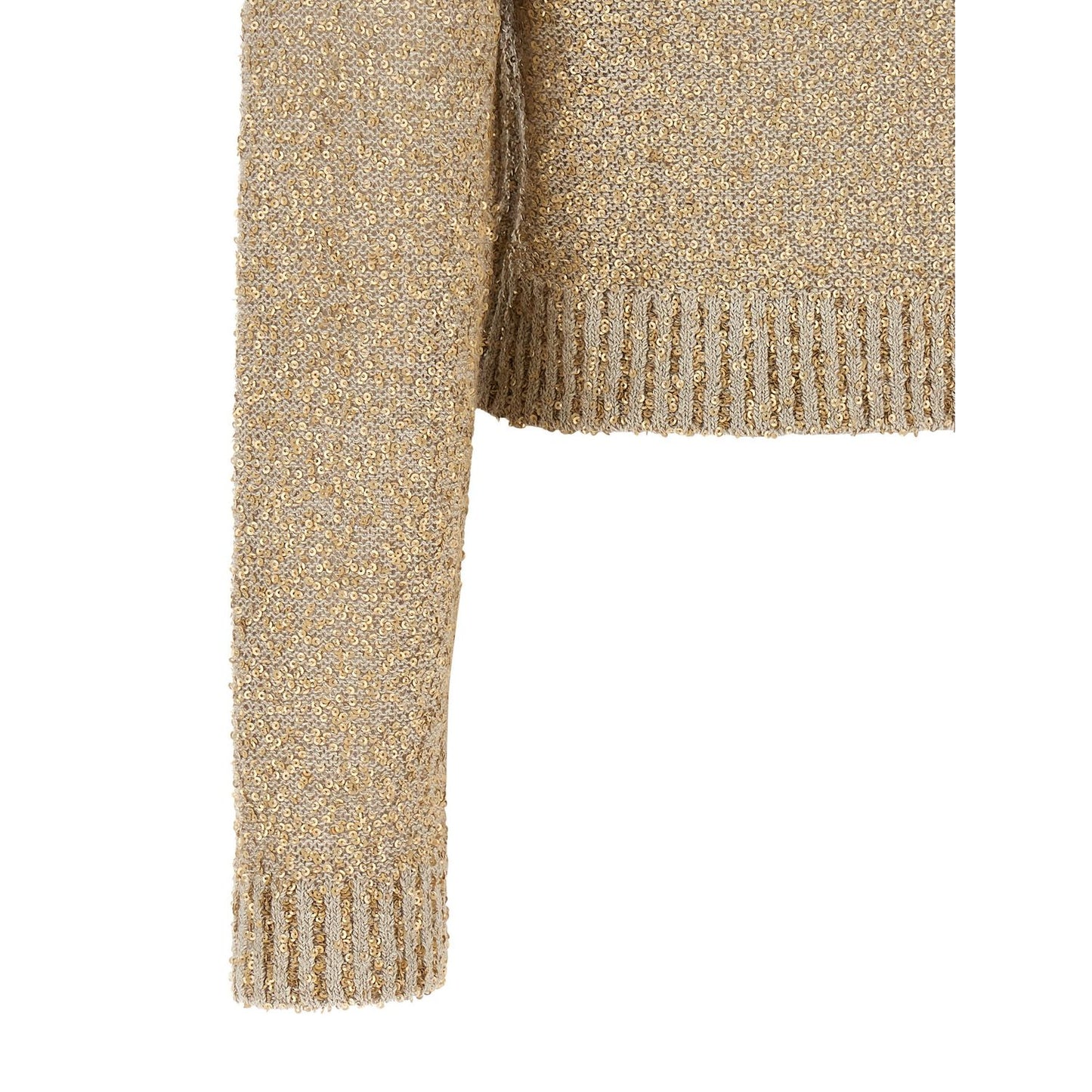 Brunello Cucinelli Gold Linen Cardigan