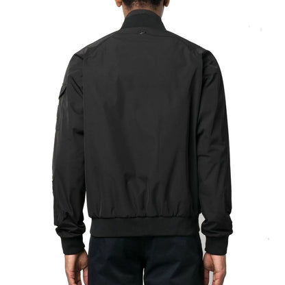 Herno Black Polyester Bomber