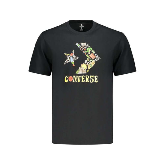 Converse Black Cotton Men's T-Shirt