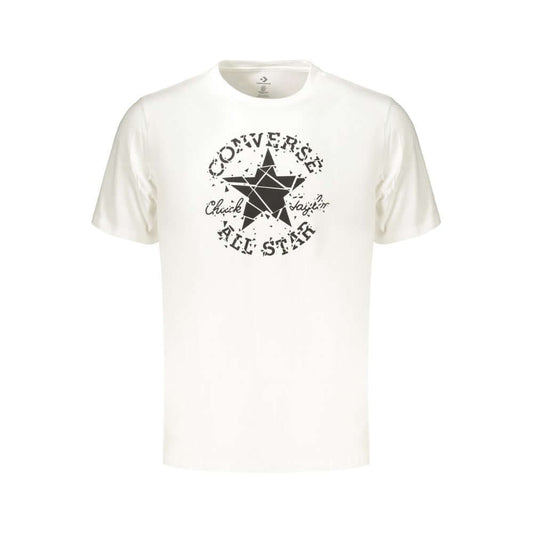 Converse White Cotton Men's T-Shirt