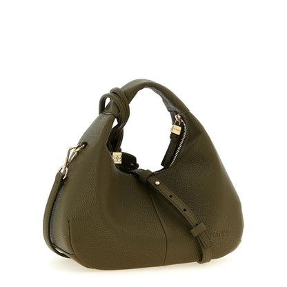 Ganni Bicolor Polyester Handbag