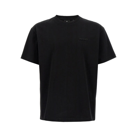 Mackage Black Cotton T-Shirt