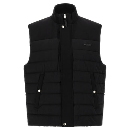 Mackage Black Nylon Sleeveless Jacket
