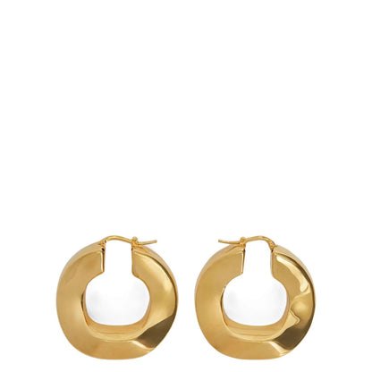 Jil Sander Gold Copper Earrings