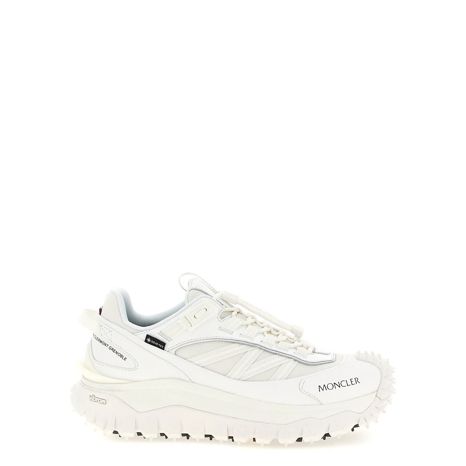Moncler White Polyamide Athletic Sneakers