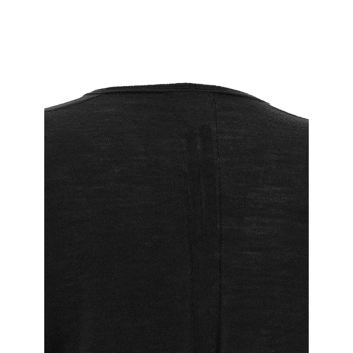 Rick Owens Black Cotton Sweatshirt