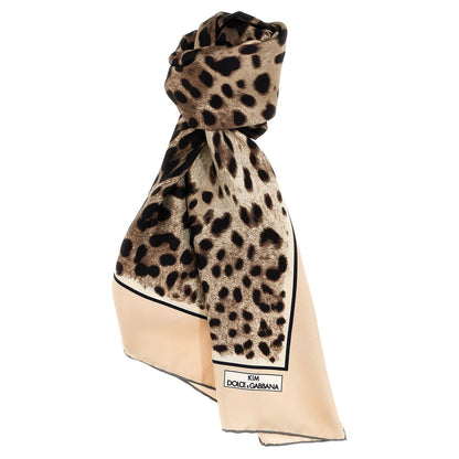 Dolce & Gabbana Multicolor Silk Scarf