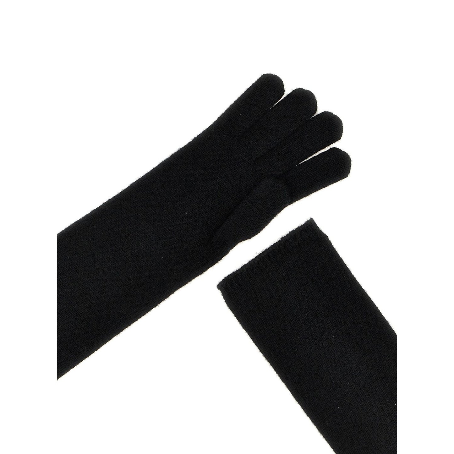 Max Mara Black Cashmere Gloves