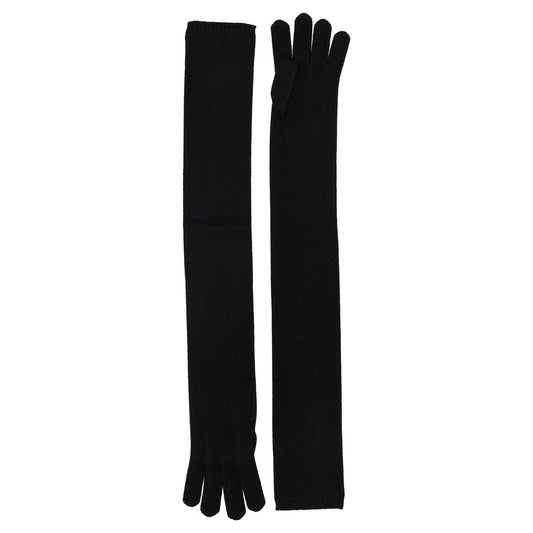 Max Mara Black Cashmere Gloves