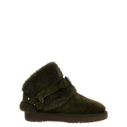 Burberry Bicolor Leather Ankle Boots