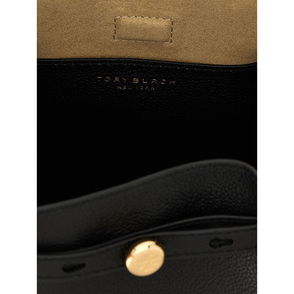 Tory Burch Black Cowhide Handbag