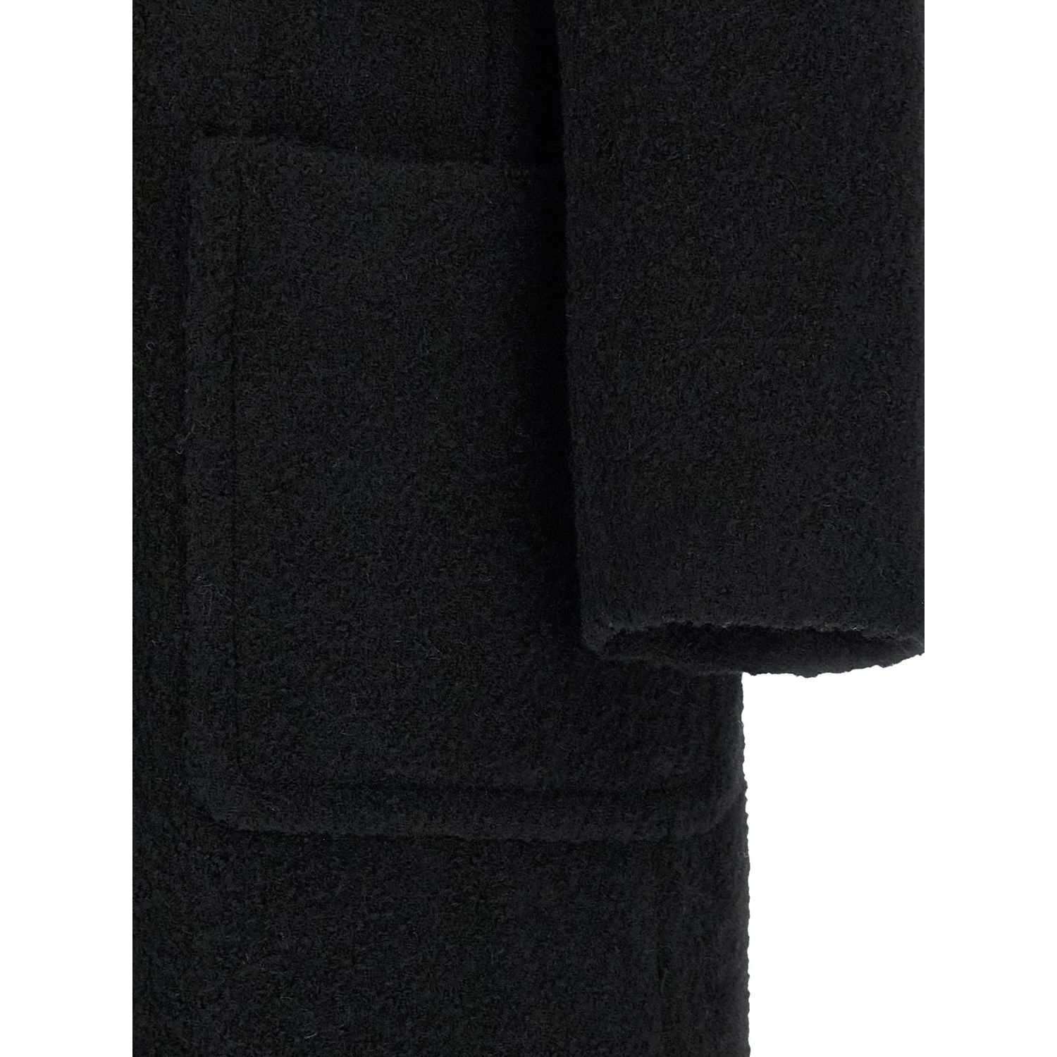 PINKO Black Polyester Coat