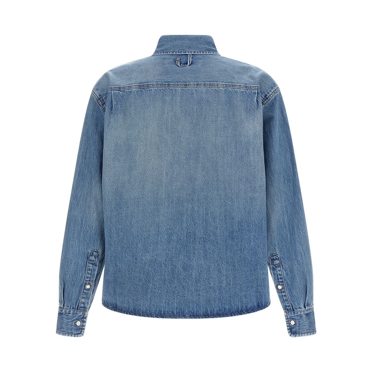 Jacquemus Blue Cotton Blouse
