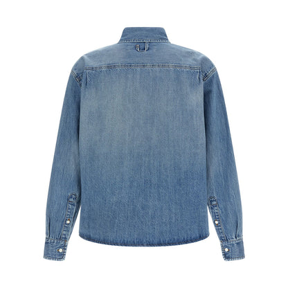 Jacquemus Blue Cotton Blouse