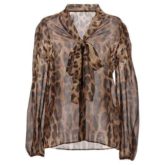 Dolce & Gabbana Multicolor Silk Blouse