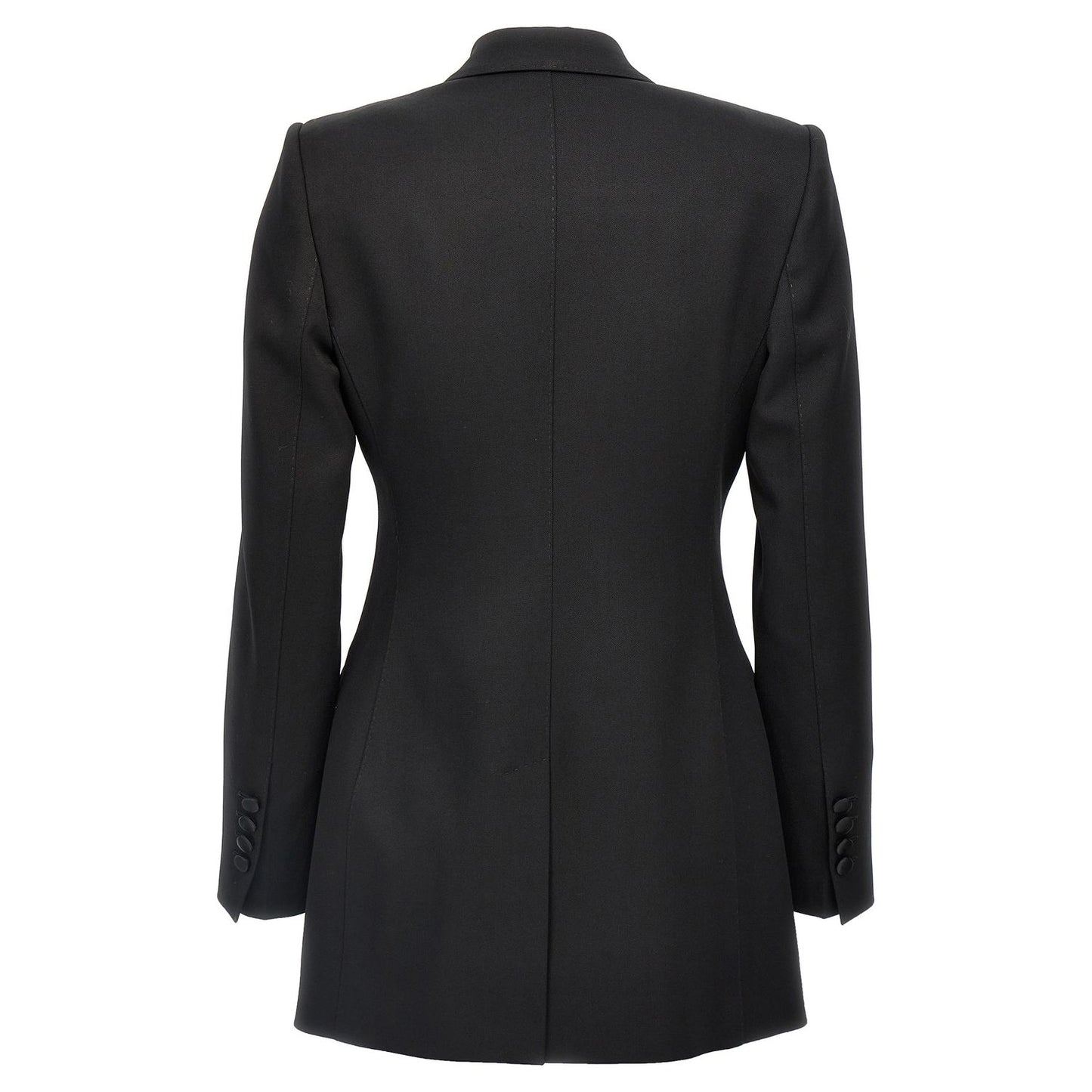 Dolce & Gabbana Black Virgin Wool Blazer