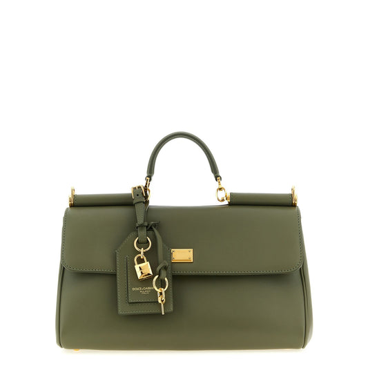 Dolce & Gabbana Bicolor Calfskin Handbag