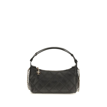 Tory Burch Black Lamb Ovis Aries Aries Clutch Bag