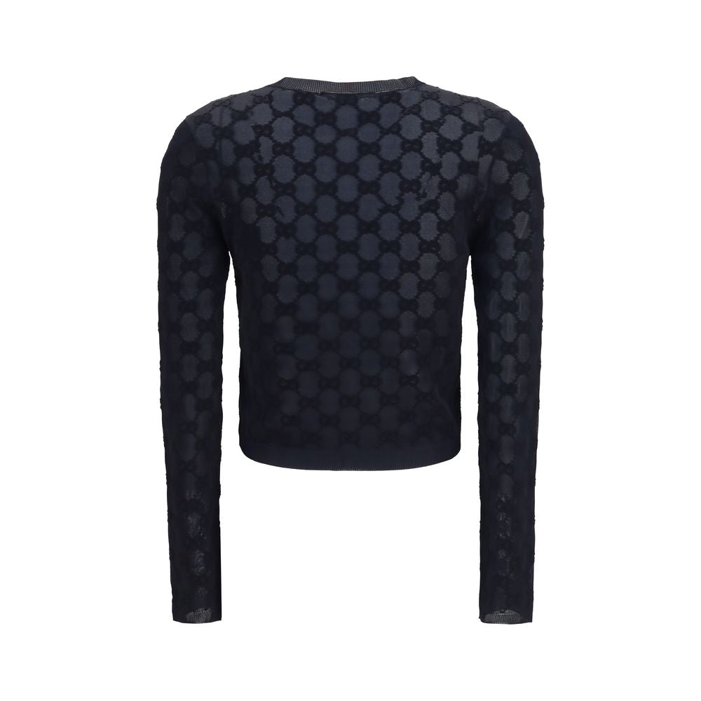 Gucci Black Viscose Cardigan