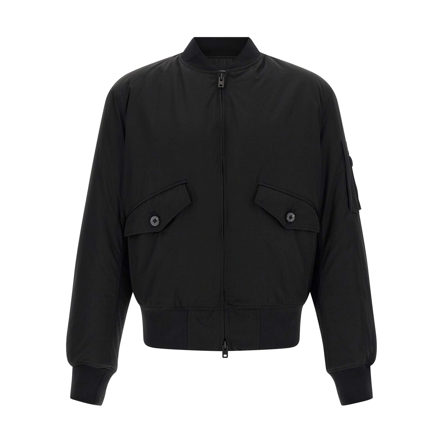 Y-3 Black Polyamide Bomber