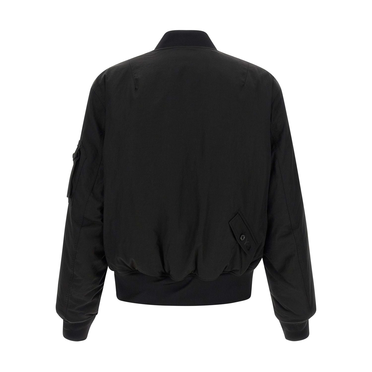 Y-3 Black Polyamide Bomber