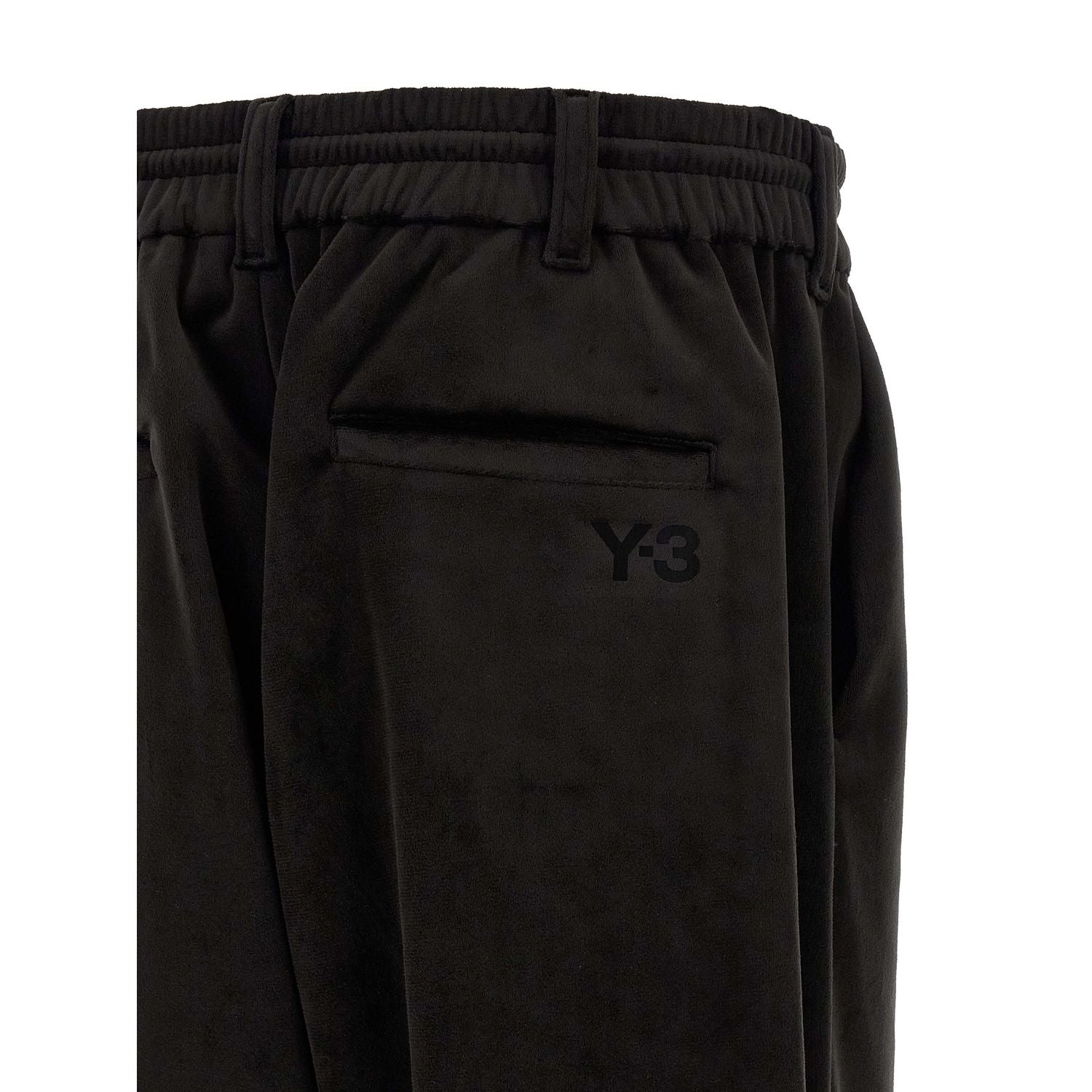 Y-3 Black Recycled Polyester Joggers (Workout Pants)