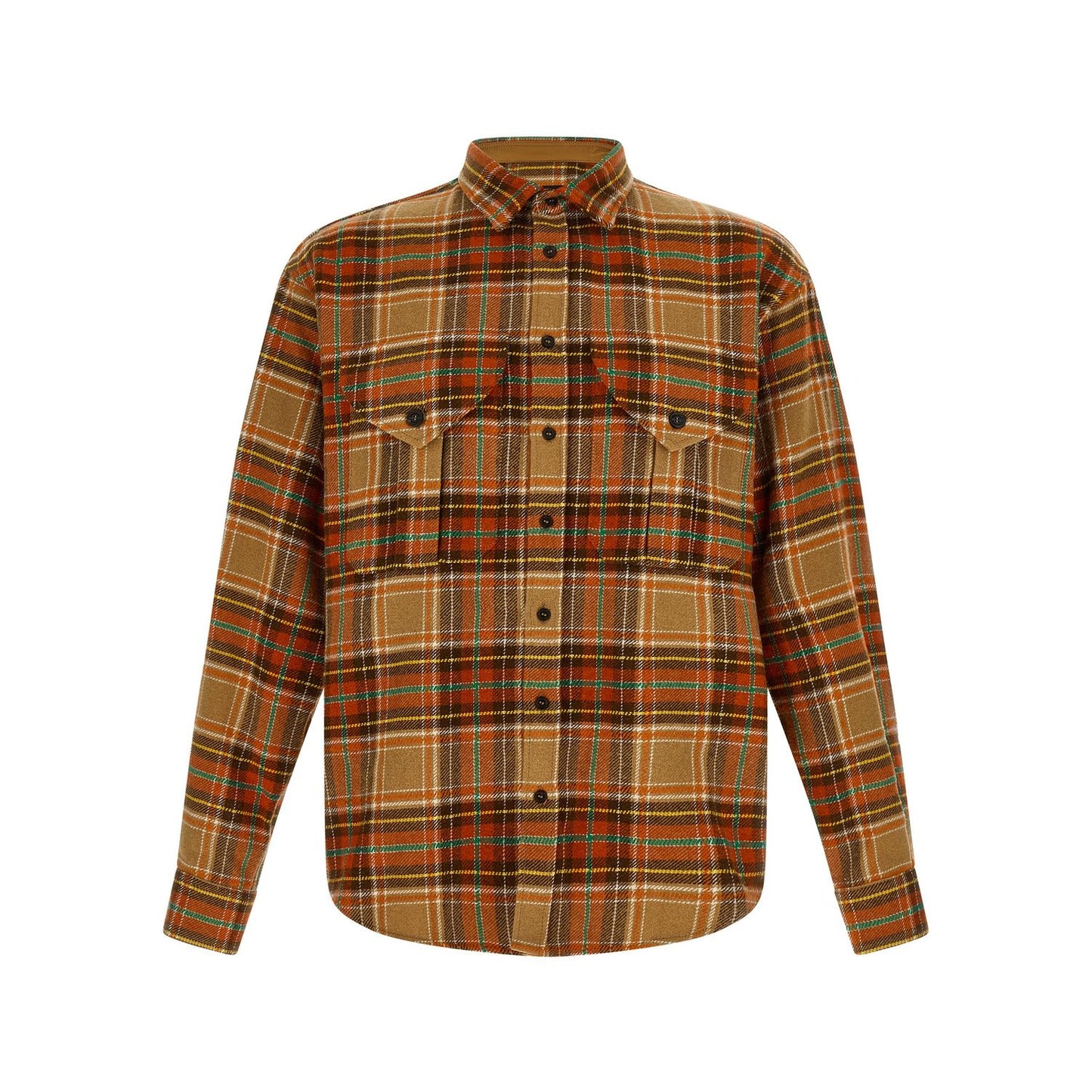 Dsquared² Orange Marabou Blouse