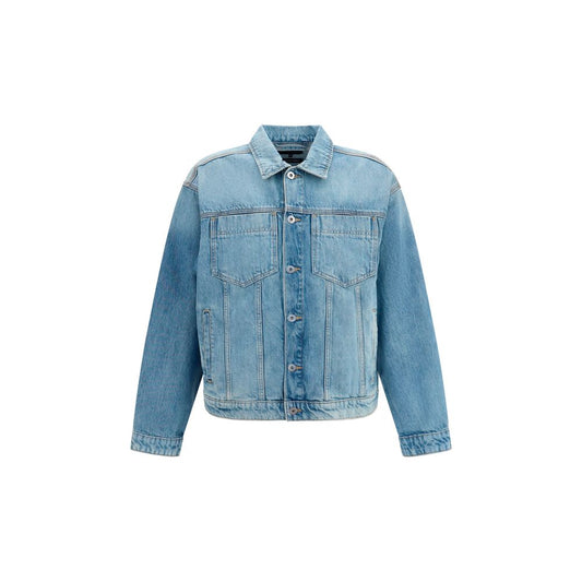 7FOR Blue Cotton Denim Jacket