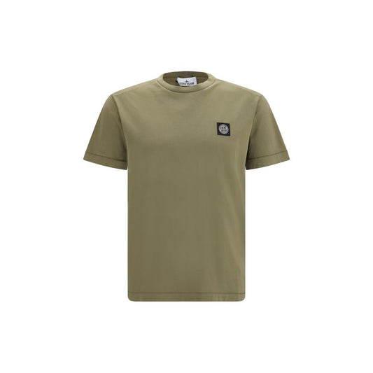 Stone Island Bicolor Cotton T-Shirt