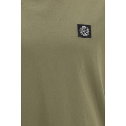 Stone Island Bicolor Cotton T-Shirt