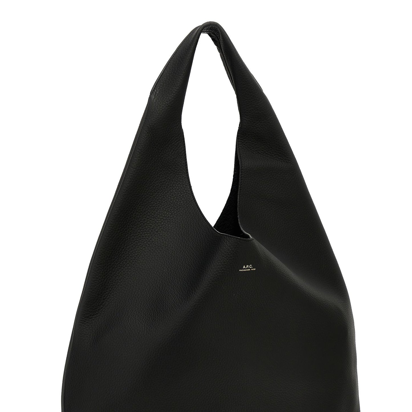 A.P.C. Black Calfskin Shoulder Bag