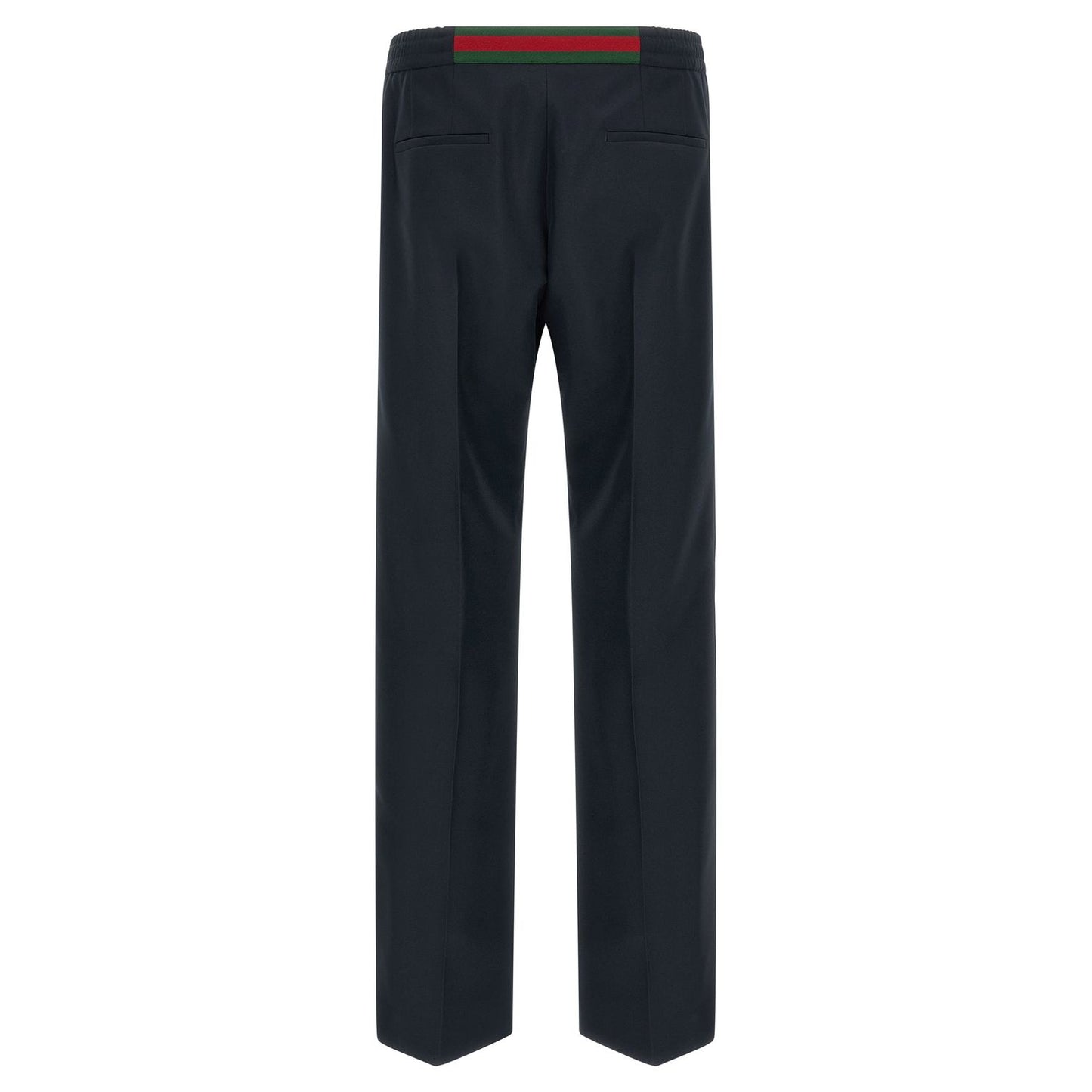 Gucci Blue Polyester Casual Pants
