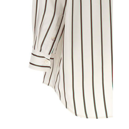 Gucci White Silk Blouse