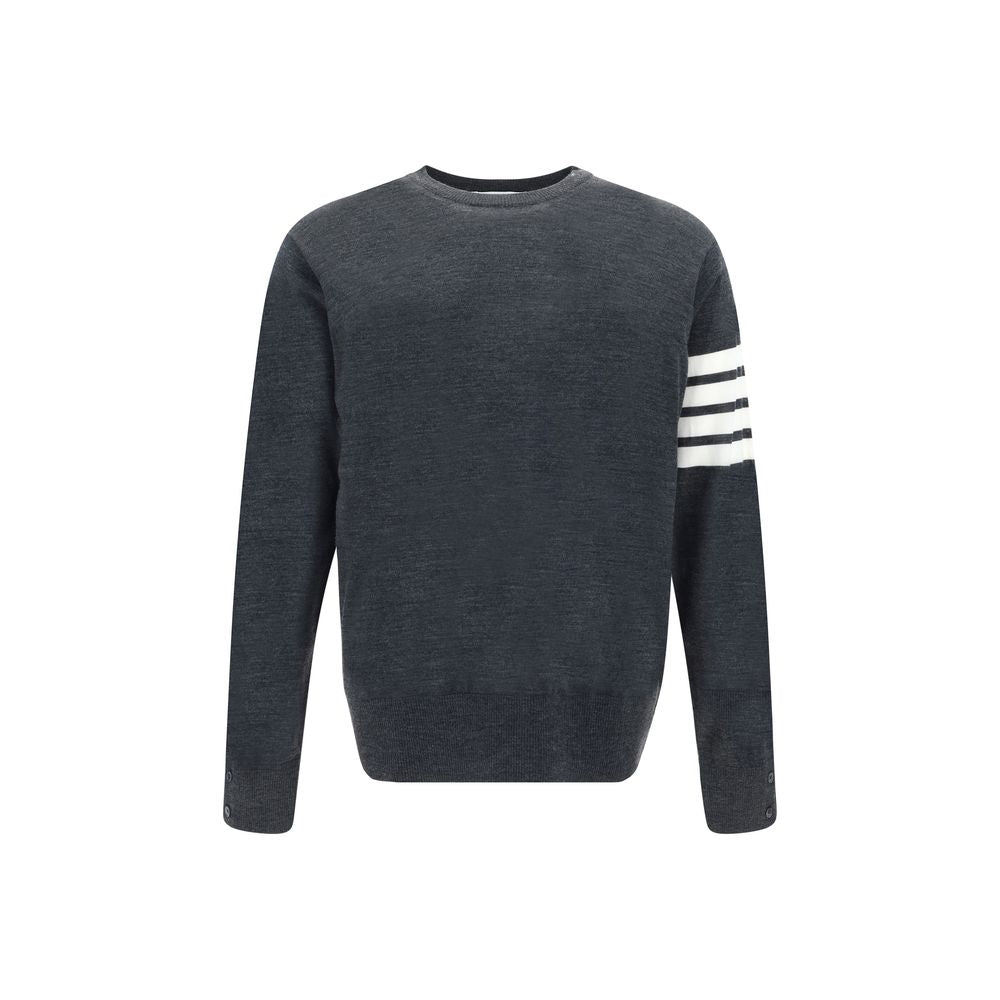 Thom Browne Gray Wool Oves Aries Sweatshirt
