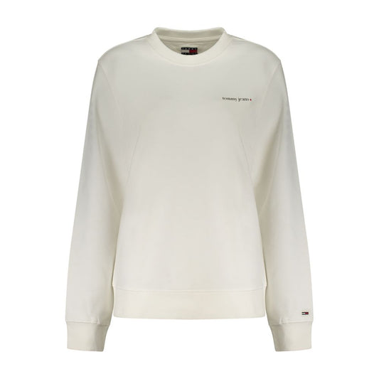 Tommy Hilfiger Bianco Cotton Women's Sweatshirt