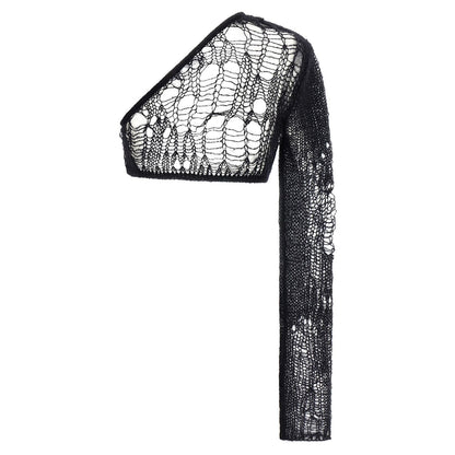 Rick Owens Black Nylon Tank Tops