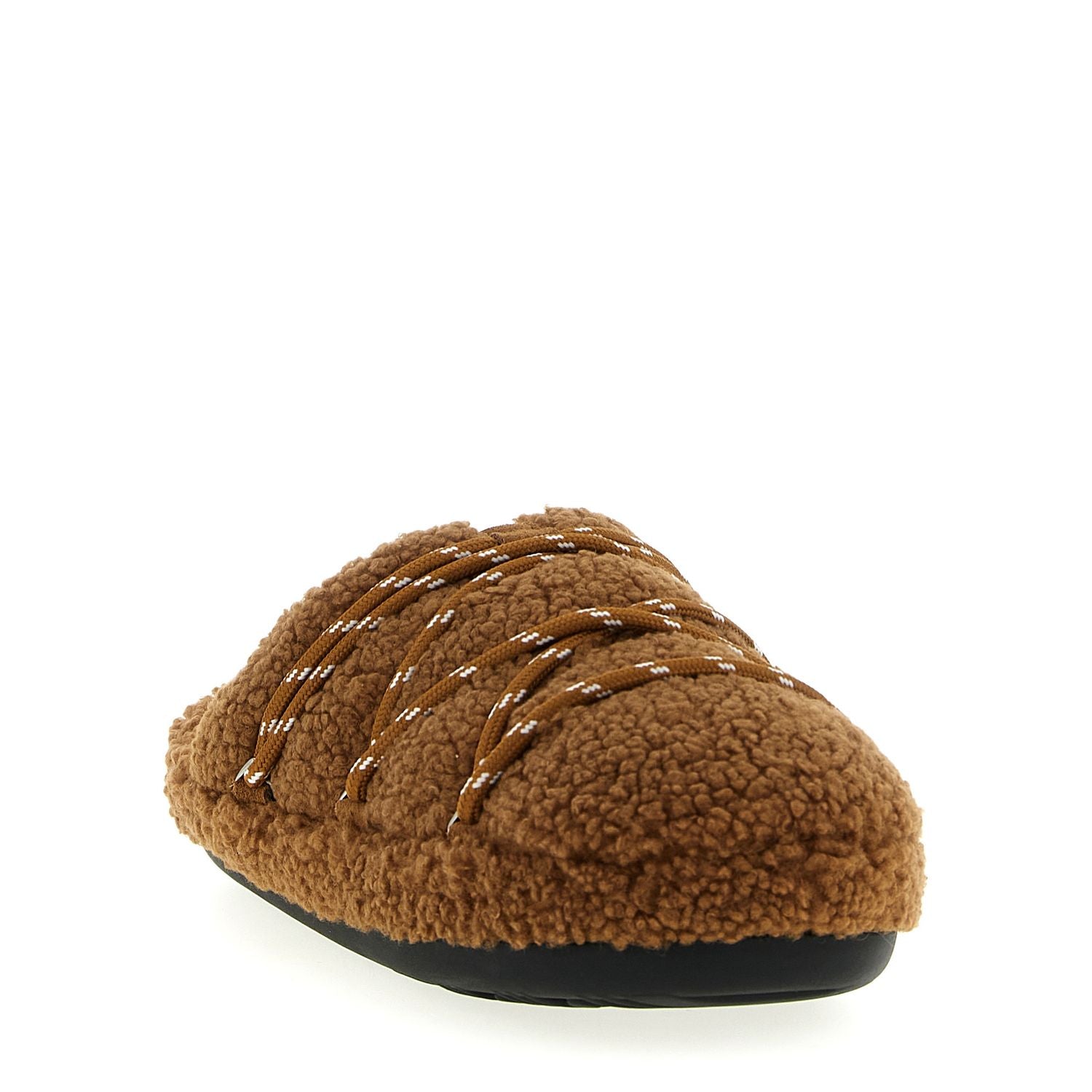 Moon Boot Brown Polyester Slippers
