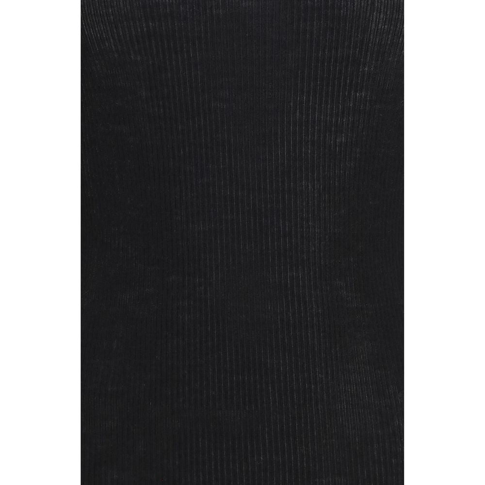 Rick Owens Black Wool Oves Aries Sweatshirt