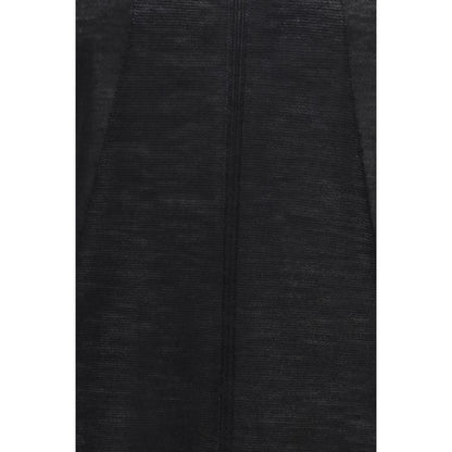 Rick Owens Black Wool Oves Aries Sweatshirt