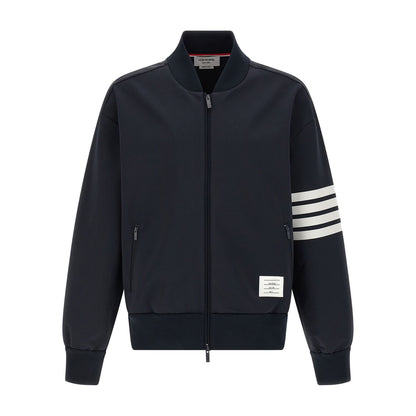 Thom Browne Blue Viscose Bomber