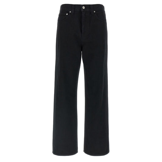 Khaite Black Cotton Jeans Denim