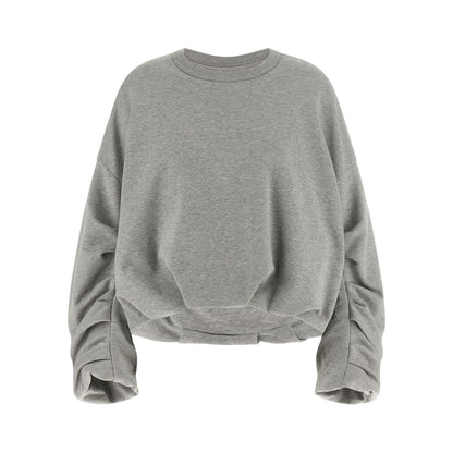 Dries Van Noten Gray Cotton Sweatshirt