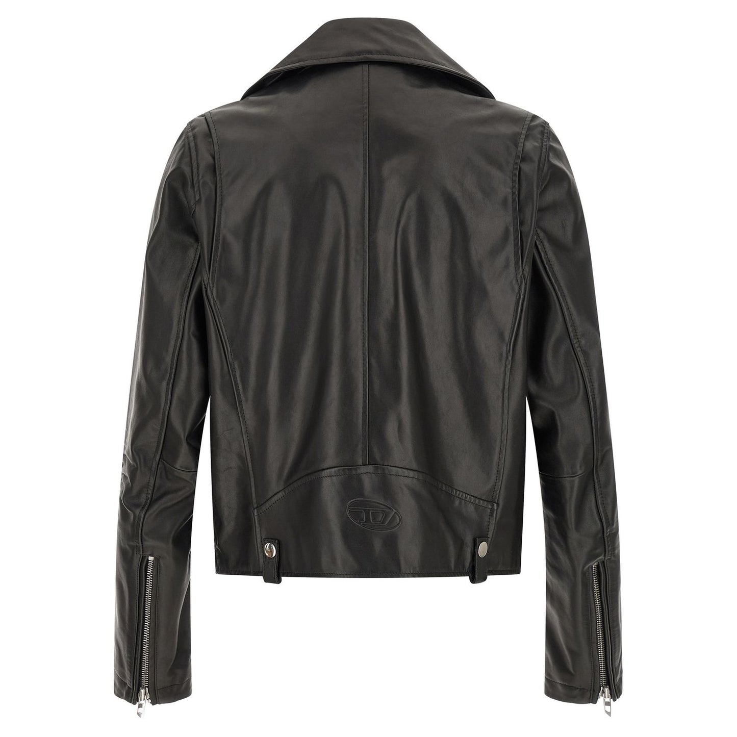 Diesel Black Cowhide Leather Jacket